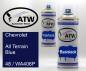 Preview: Chevrolet, All Terrain Blue, 48 / WA406P: 400ml Sprühdose + 400ml Klarlack - Set, von ATW Autoteile West.